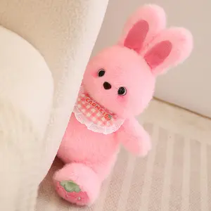 New Design Cute Strawberry Bunny Plush Toy Stuffed Animal Toy