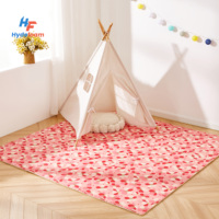 Tapis de jeu imperméable Hydefoam en EVA, motifs colorés, facile à nettoyer, résistant aux taches, idéal pour les jeux éclaboussants, l'heure du repas et les zones pour animaux de compagnie