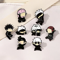 Broches en alliage de dessin animé très vendues, badges d'anime japonais pour vêtements, sacs, broches de mode mignonnes, technique de moulage