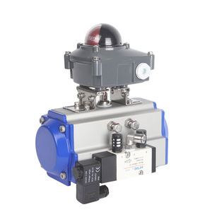 Alta qualità integrata tripletta controllo preciso sanitario palla di attuatore pneumatico testa OEM personalizzabile per bevande alimentari - Product Image 3