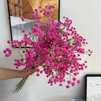 Fleurs artificielles en latex doux au toucher réaliste, type Souffle de bébé