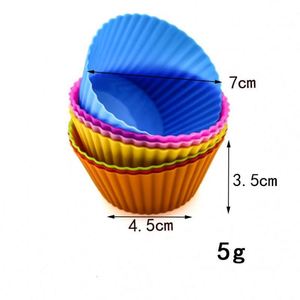 <b>Silicone</b> <b>Baking</b> Cups <b>Silicone</b> Molds Including Round Square Flower Reusable - Product Image 1