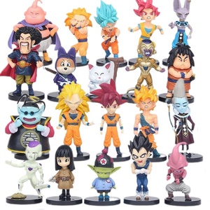 Set de 10 unidades de figuras de Son Goku, <span class=keywords><strong>Vegeta</strong></span>, Beerus, <span class=keywords><strong>Majin</strong></span>, Buu, Dragon, Anime, modelos de 7 a 11cm, 2 estilos - Product Image 1