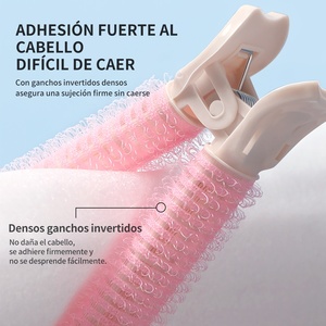 ที่หนีบผมดัดเย็น2ชิ้นอุปกรณ์แต่งผมรากของผู้หญิงที่ทำจากพลาสติกสำหรับร้านเสริมสวย - Product Image 5