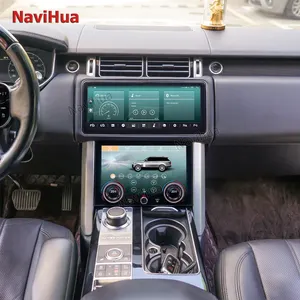 Navihua 12.3 inch Touch Screen Car DVD Player Android Auto Radio GPS Navigation Multimedia Player for Range Rover Vogue L405