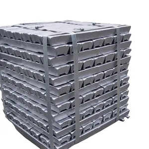 Stock de fábrica plomo puro 99.994% 99.99% Lingotes de plomo Precio de lingote de metal de plomo de alta pureza para baterías