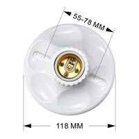DLC-001A bases de lampe E27 supports de lampe en plastique String Edison vis douille de lampe