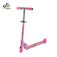 Prix bas, luge à pied en acier 2 en 1 pour enfants, planche à ski pliable, scooter à 3 roues, route enneigée, jouet pour enfant réglable, sports d'hiver