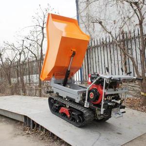 SONGMAO Carriola Elettrica <span class=keywords><strong>a</strong></span> Benzina da 300kg/100L, Carriola Cingolata per Calcestruzzo e Rifiuti da Costruzione, per Edilizia o Agricoltura - Product Image 3