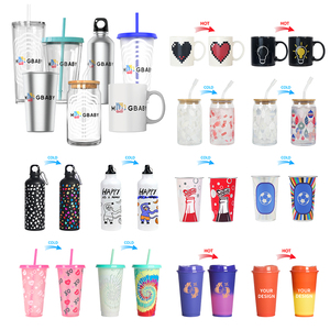 OEM Manufacturer Custom Logo Temperature Colour Magic Plastic Stainless Steel Aluminum Ceramic Glass <strong>Color</strong> <strong>Changing</strong> <strong>Cups</strong> - Product Image 1