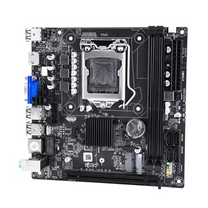 Juego H61 Combo placa base LGA1155 I5 2400 procesador 16GB <span class=keywords><strong>DDR3</strong></span> RAM nueva interfaz de disco duro SATA de escritorio canal de memoria único - Product Image 4