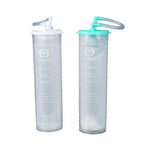 PE katup meluap tas penggaris hisap 2000ml ISO bersertifikat drainase tekanan negatif medis untuk operasi bedah - Product Image 4