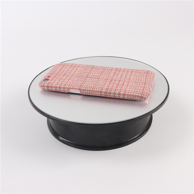 High Quality 25cm Display Turntable with Mirror Stand Electric Motorized Rotating Stand for Mannequin Wig Head