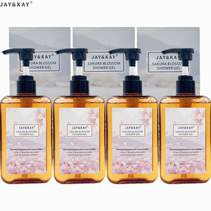 Gel <span class=keywords><strong>de</strong></span> ducha <span class=keywords><strong>de</strong></span> flor <span class=keywords><strong>de</strong></span> cerezo <span class=keywords><strong>de</strong></span> etiqueta privada piel Normal mujeres blanqueamiento refrescante hidratante niacinamida antipicazón perfumado - Product Image 4