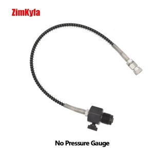 Adaptador de Carga para Tanques de Buceo, Conexión Rápida de Aleación de Aluminio Negro de 8 mm, G5/8 DIN 232 300BAR, Confiable - Product Image 2