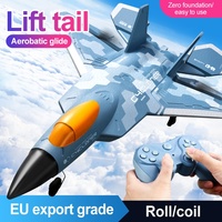Avion RC en mousse 4DRC G7 de grande taille, 3 canaux, avec changement de vitesse, avion de chasse acrobatique, décollage au sol, télécommande 2.4G, stabilisateur gyroscopique, planeur RTF