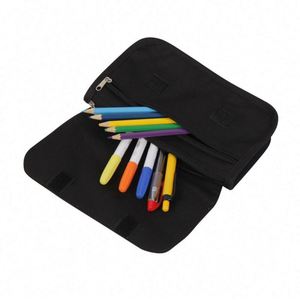 Nouvelle trousse de maquillage imperméable à deux couches en polyester avec impression personnalisée par sublimation, sac de voyage pour cosmétiques, sac cadeau - Product Image 4