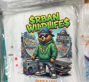 Autocollants 3D Premium en relief UV pour mugs de 16 oz, transfert thermique lavable, thème horreur, en silicone caoutchouc - Product Image 1