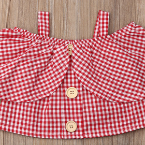 Conjuntos de Blusa y Jeans para Niñas, Ropa de Fiesta para Bebés y Niños, Venta al Por Mayor, Verano - Product Image 3