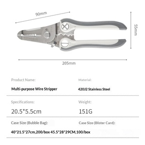 Keyboard wire stripper multifunctional electrician wire stripper labor-saving wire and <b>cable</b> wire stripper wire pressing wire - Product Image 3