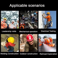Équipement de protection individuelle personnalisé vente en gros casque de sécurité casques de sécurité réfléchissants pour la construction