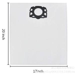 Sac à poussière pour aspirateur 20x17 pouces, pour Karcher WD4 WD5 MV4 MV5 MV6, sac filtrant à usage domestique - Product Image 1