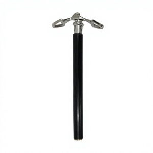 Canne de marche en bois massif sculpté, style mors de cheval, noire, durable, écologique, légère, de qualité supérieure, vente en gros - Product Image 1