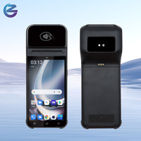 Terminal de point de vente mobile Android Z92 avec impression de reçus et d'étiquettes de 58 mm, lecteur de codes-barres 2D, NFC, 4G/WiFi pour restaurants et commerces de détail
