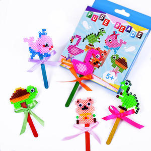 2025 Hot Selling <b>Montessori</b> Hama Beads Board Kit Colorful Fuse Beads <b>Toy</b> for Children DIY Educational Bookmark Handmade by Kids - Product Image 4