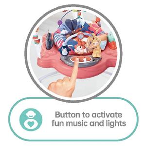 Jouets pour bébés Éclairage pour <span class=keywords><strong>bébé</strong></span> Musique Rotation à 360 degrés Marcheur Jouets pour bébés Chaise <span class=keywords><strong>Jumperoo</strong></span> Jouets pour bébés - Product Image 5