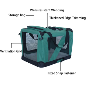 Sac à dos multifonction durable pour animaux de compagnie caisse pliable pour chien tente de voyage à côtés souples chenil pour chat cage extérieure - Product Image 3