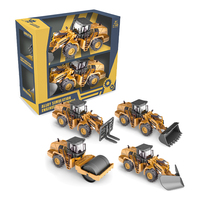 Jouet de chariot élévateur moulé sous pression, rouleau de rue, bulldozer et déneigeur en alliage 1:48 HN925653