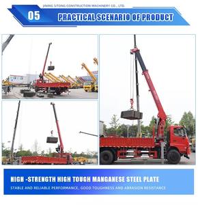 رافعة محمولة على شاحنة 10 طن 12 طن 25 طن 5 طن شاحنة رافعة مع ذراع هيدروليكية للبيع JMC Isuzu 7 طن - Product Image 4