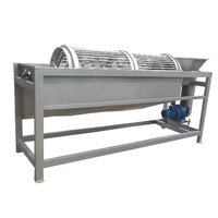 Industriële Fruit-En Groenteverwerkingsmachines Wortelaardappel Cassave Trommel Type Wasmachine