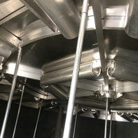 Toit flottant interne en acier inoxydable pour ponton, réduit l'évaporation des médias et la perte de COV dans les réservoirs de carburant
