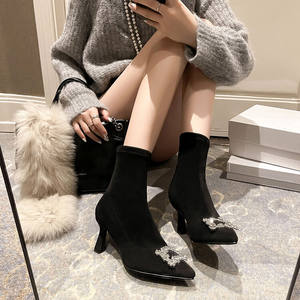 Женские ботильоны с острым носком, размеры 7,5 см - Product Image 4