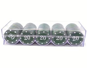 Jetons de poker personnalisés en PS, vente en gros, impression de logo directe d'usine, jetons de jeu de casino Texas Poker - Product Image 2