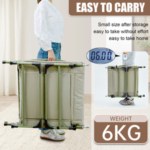 Cama Plegable Portátil de Metal Verde Oscuro para Exteriores, Ideal para Piscina, Venta al Por Mayor - Product Image 4