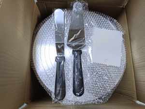 แท่นหมุนเค้กโลหะขนาด 12 นิ้ว สำหรับตกแต่งเค้ก ขายส่งตามสั่ง - Product Image 6