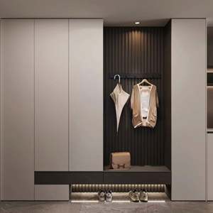 Elegant Freestanding <b>Wardrobe</b> with Sliding Doors and Adjustable Shelving Perfect Quality for Bedroom Living Room or School - Product Image 4