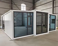 Maison modulaire préfabriquée standard australienne de 40/20 pieds, extensible, avec salle de bain, pour jardin