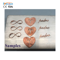 Máquina de Marcado, Corte y Grabado Láser de Fibra Mini Transon CNC para Acrílico, MDF, Madera, Contrachapado, Cristal, Papel, Piedra, Metal y Plástico