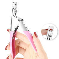 WELLFLYER NTCU-046 vente en gros coupe-ongles bricolage Nail Art extension française coupe ongles en forme de U manucure coupe-ongles Kit