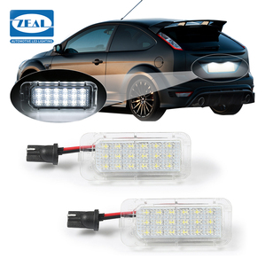 Lampe de plaque d'immatriculation LED blanche haute luminosité pour <span class=keywords><strong>Ford</strong></span> Fiesta MKVI Focus MKII MKIII Jaguar XF Pièces automobiles Éclairage de plaque - Product Image 1