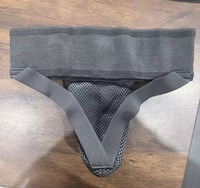 Protège-entrejambe en maille Shift Sports avec soutien lombaire, sous-vêtement de protection basique respirant en polyester et coton pour homme, toutes saisons