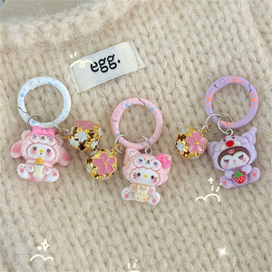 Móc khóa hoạt hình kiểu Sanrio mới có chuông: Bùa túi dễ thương, phụ kiện nữ tính cho học sinh, quà tặng cho bạn gái - Product Image 6