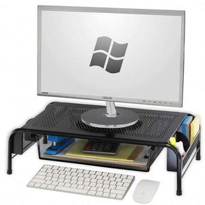 Soporte Elevador de Monitor de Escritorio Metálico con Cajón Organizador - Product Image 6