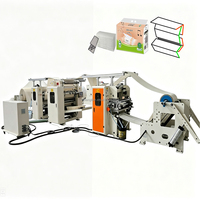 Machine automatique de lamination par colle pour serviettes pliées en N, machine à plier les serviettes en C, machine à mouchoirs pour le marché des Émirats arabes unis