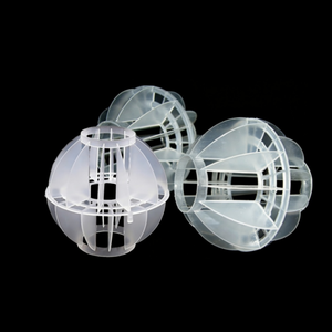 Boules de remplissage de tour anti-obstruction 76 mm en PP, boules creuses polyédriques pour le traitement des eaux usées/<span class=keywords><strong>RAS</strong></span> - Product Image 5