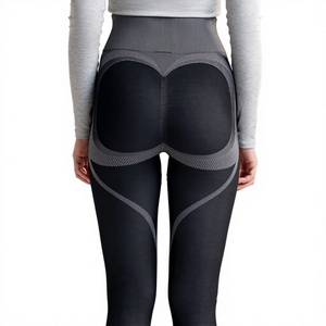 Best Women's High Waist Seamless Leggings & Yoga Tights-Customizable Spandex <b>Blend</b> for Gym Running & Fitness - Product Image 4